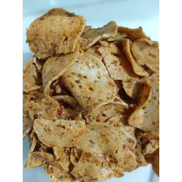 

Basreng premium homemade pedas jeruk 100g