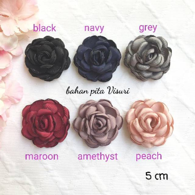 Bunga Satin Bakar Tengah Putar