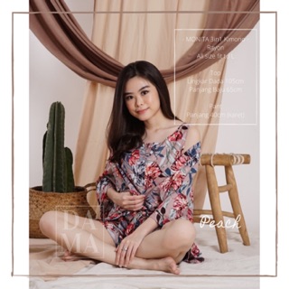 Pajamas Piyama Baju  Tidur  3in1 KIMONO  SET  MONITA Shopee 