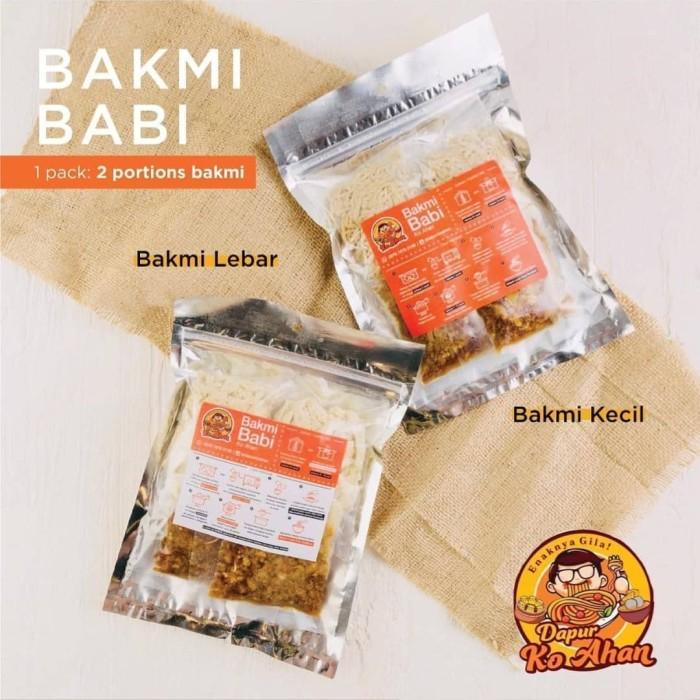 

Bakmi / Bakmie / Mie Lebar Babi Frozen Dapur Ko Ahan (2 Porsi) 022