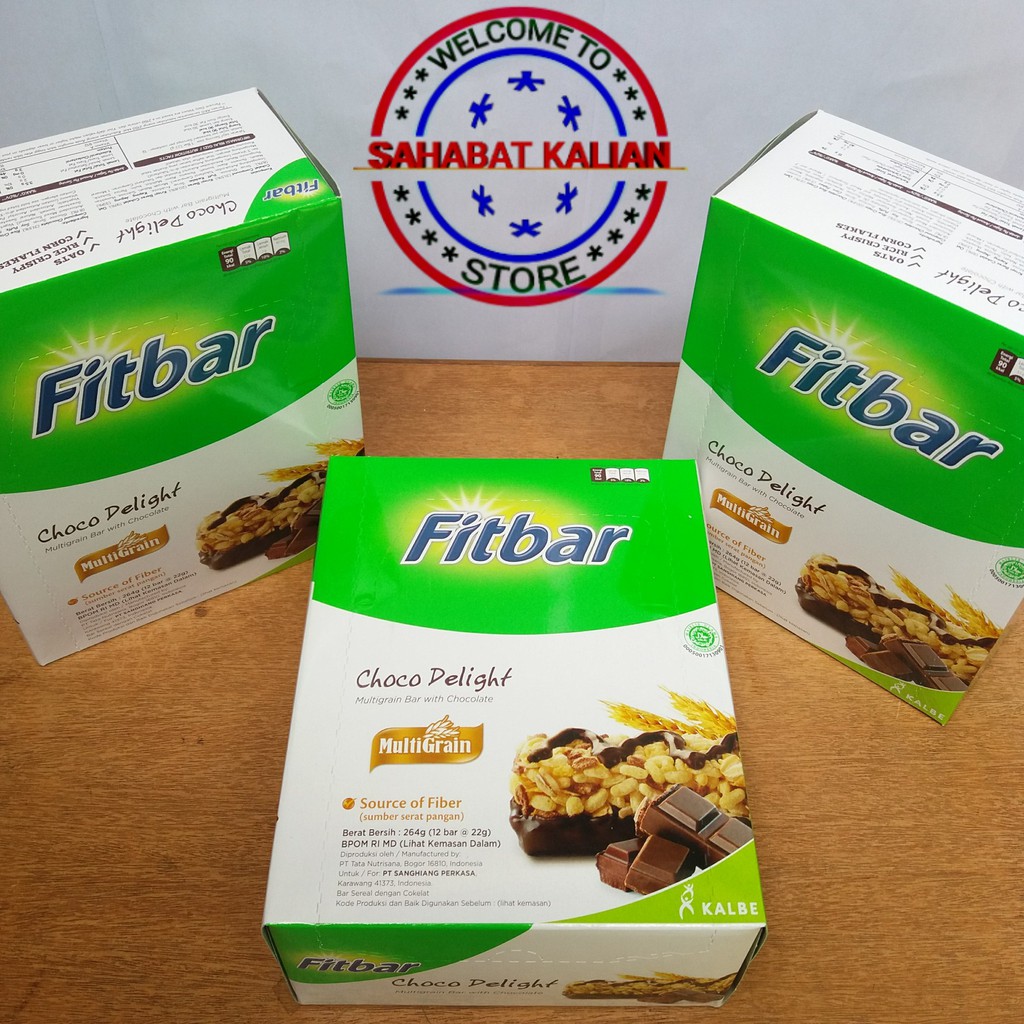 FITBAR COKLAT MULTIGRAIN 20gr 1 BOX ISI 12 PCS