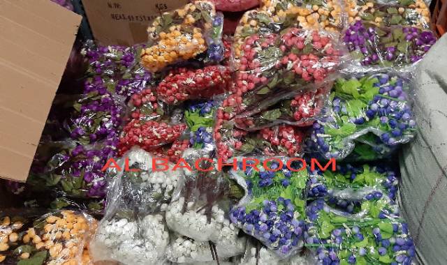 BUNGA PLASTIK MAWAR KUNCUP HIAS ARTIFICIAL B8033 DEKORASI BUNGA ARTIFICIAL  MURAH IMPORT ROSE MINI