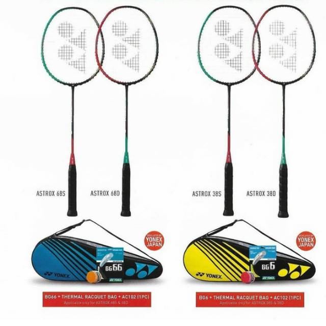 Astrox 68s/yonex/raket/badminton/bulutangkis/astrox 68 s/original