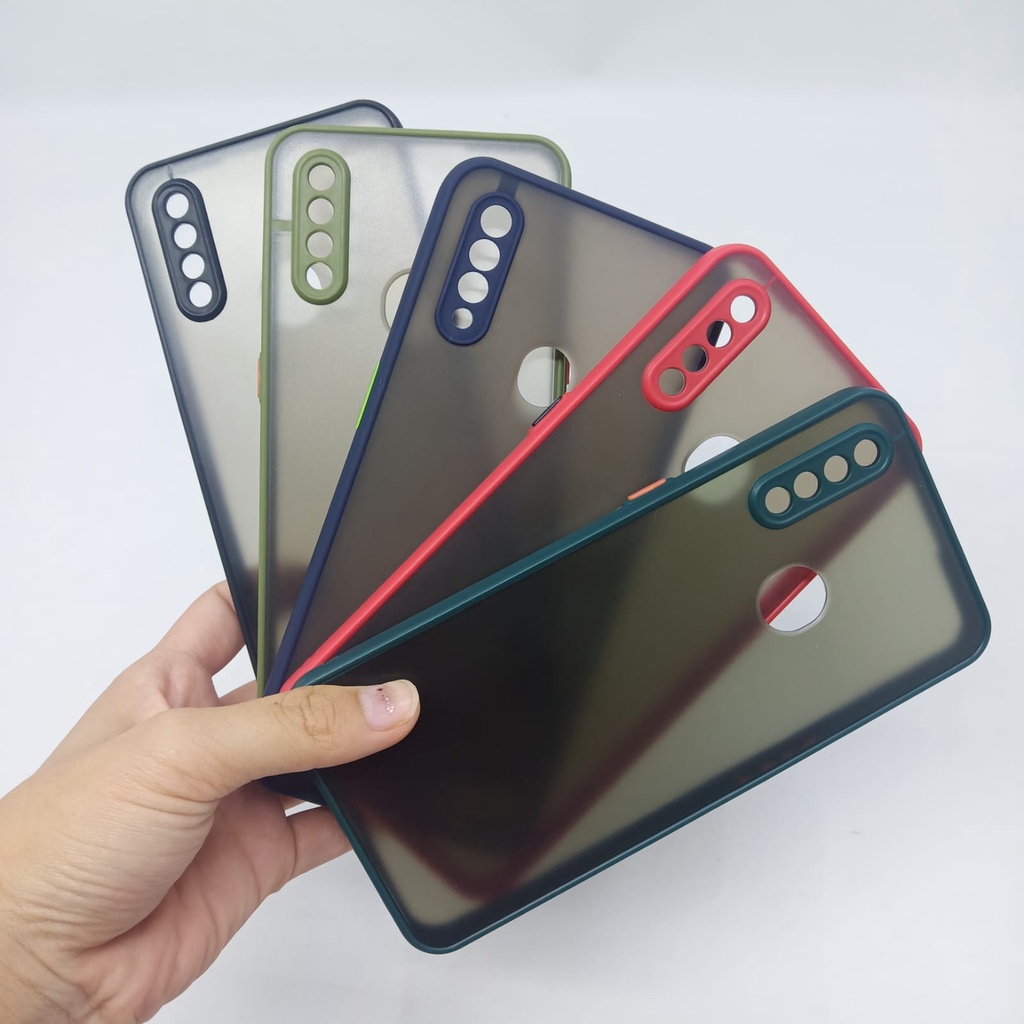 Casing Oppo  A31 / A8 Dove Matte Transparan Slim Fuze Macaron My Choice Case Oppo A31 / A8