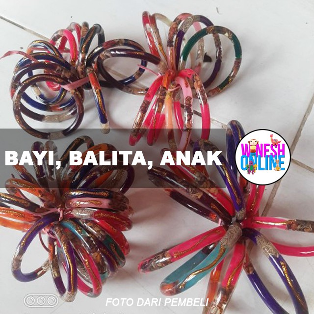 Gelang kariango BENANG EMAS / PIPA KECIL BAYI, BALITA, ANAK / Gelang Sawan