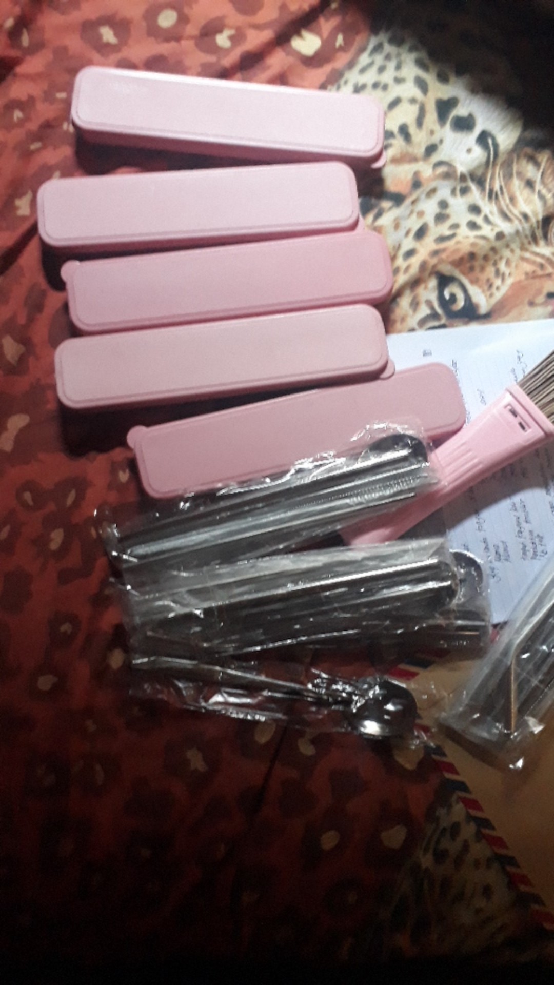 Sendok Set Korea Sus 304 Dan Sedotan Tanpa Kemasan