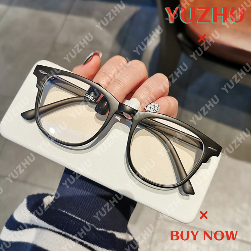 (YUZHU) Myopia Eyeglasses Korean Fashion Style Anti Radiation Glasses For Women/Men