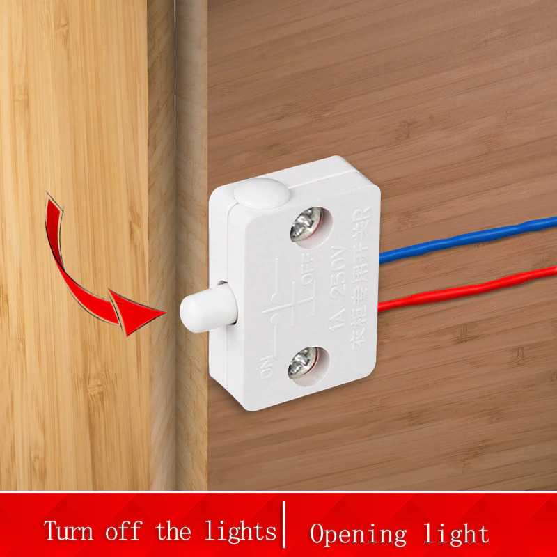 Bcsongben Switch Lampu Lemari Closet Automatic SwitchYGKG1 PUTIH