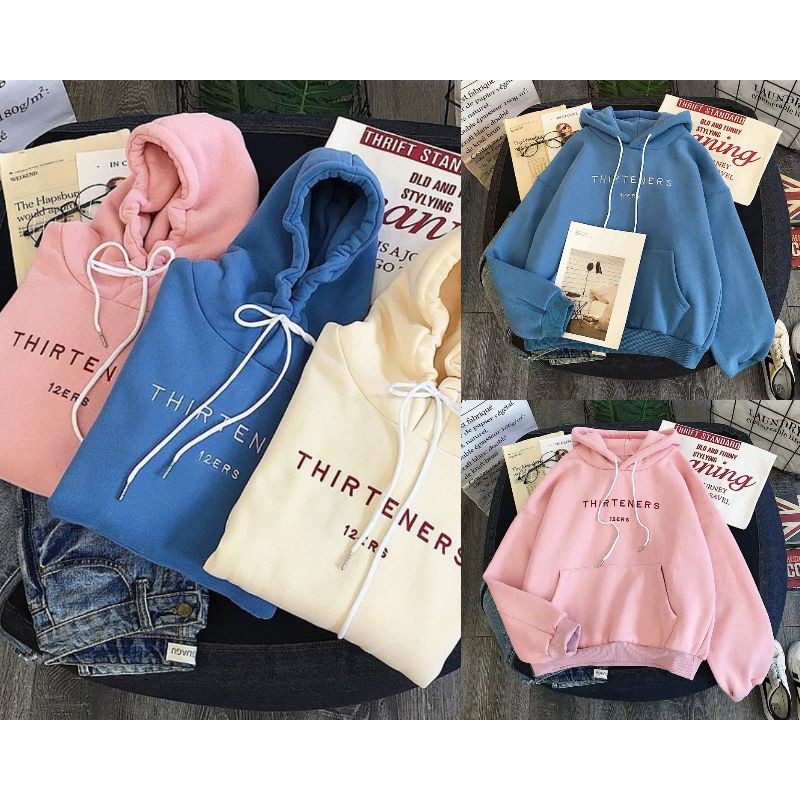 SWEATER HODIE FLEECE / SWEATER WANITA / HODIE WANITA / SWEATER  HODIE WANITA / SWEATER KOREA