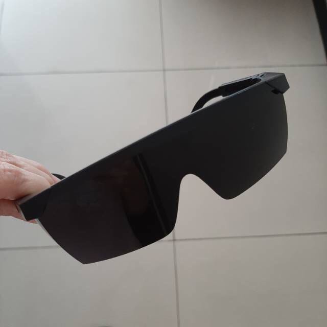 KACAMATA LAS HITAM / PELINDUNG MATA / SAFETY GLASSES