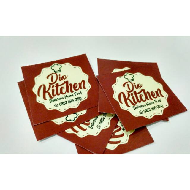 

Stiker makanan murah 5x5cm