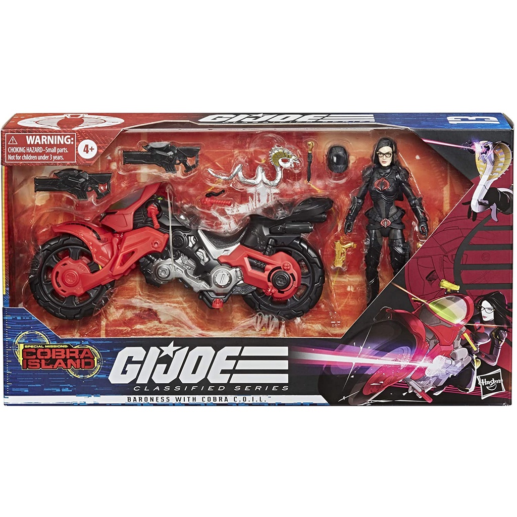 Figure Hasbro G.I. Joe Classified Series: Baroness with Cobra C.O.I.L.