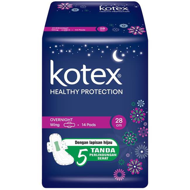 KFEW KOTEX HEALTHY PROTECTION OVERNIGHT 28 CM 14S 3 PACK 705O