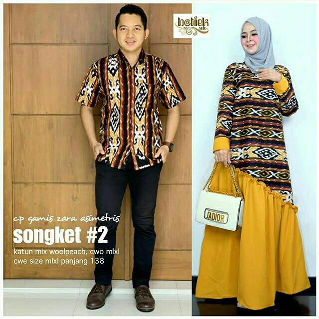 Couple  Gamis songket