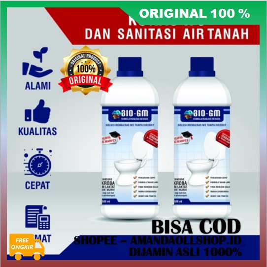 Obat Pembersih WC Pembersih WC Alami Menguras WC Tanpa Sedot ASLI