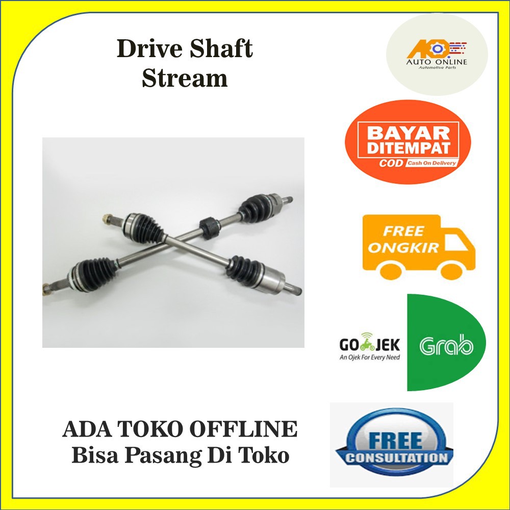 Drive Shaft Baleno CV Joint Honda Stream Roda Komplit Honda Stream