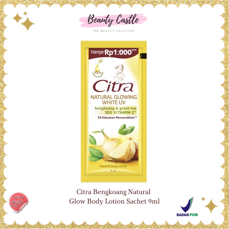 CITRA Bengkoang Natural Glow Body Lotion Sachet