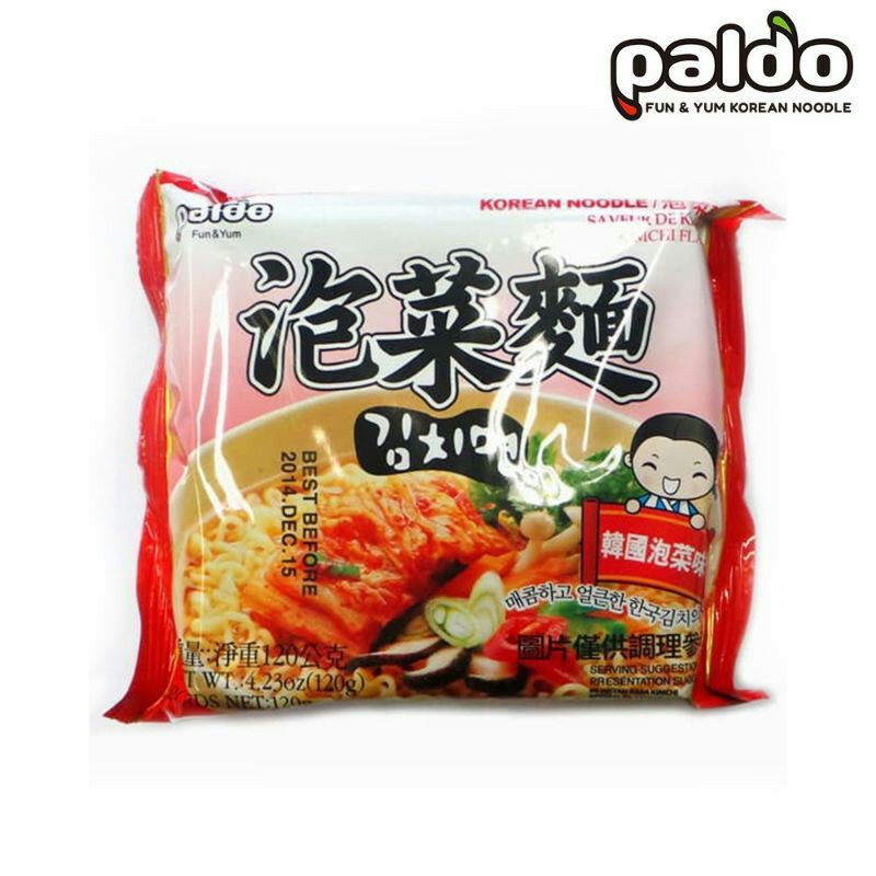 PALDO Kimchi Ramen 120 g | Mie kuah Instant Korea