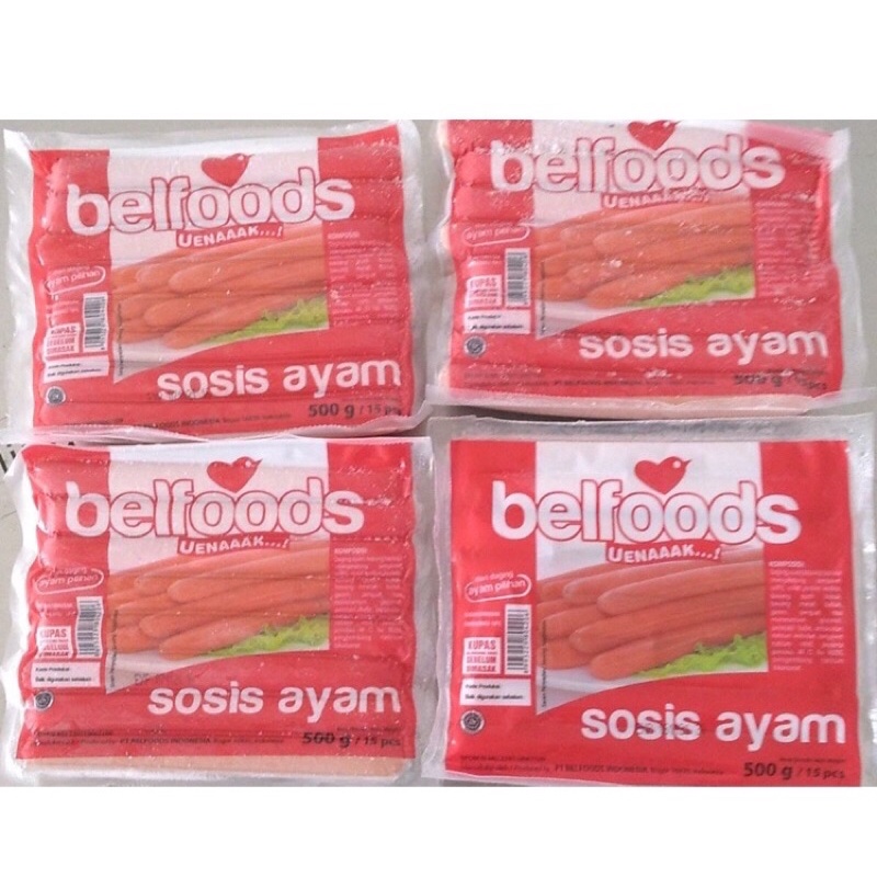 

BELFOODS UENAKK SOSIS AYAM 500GR