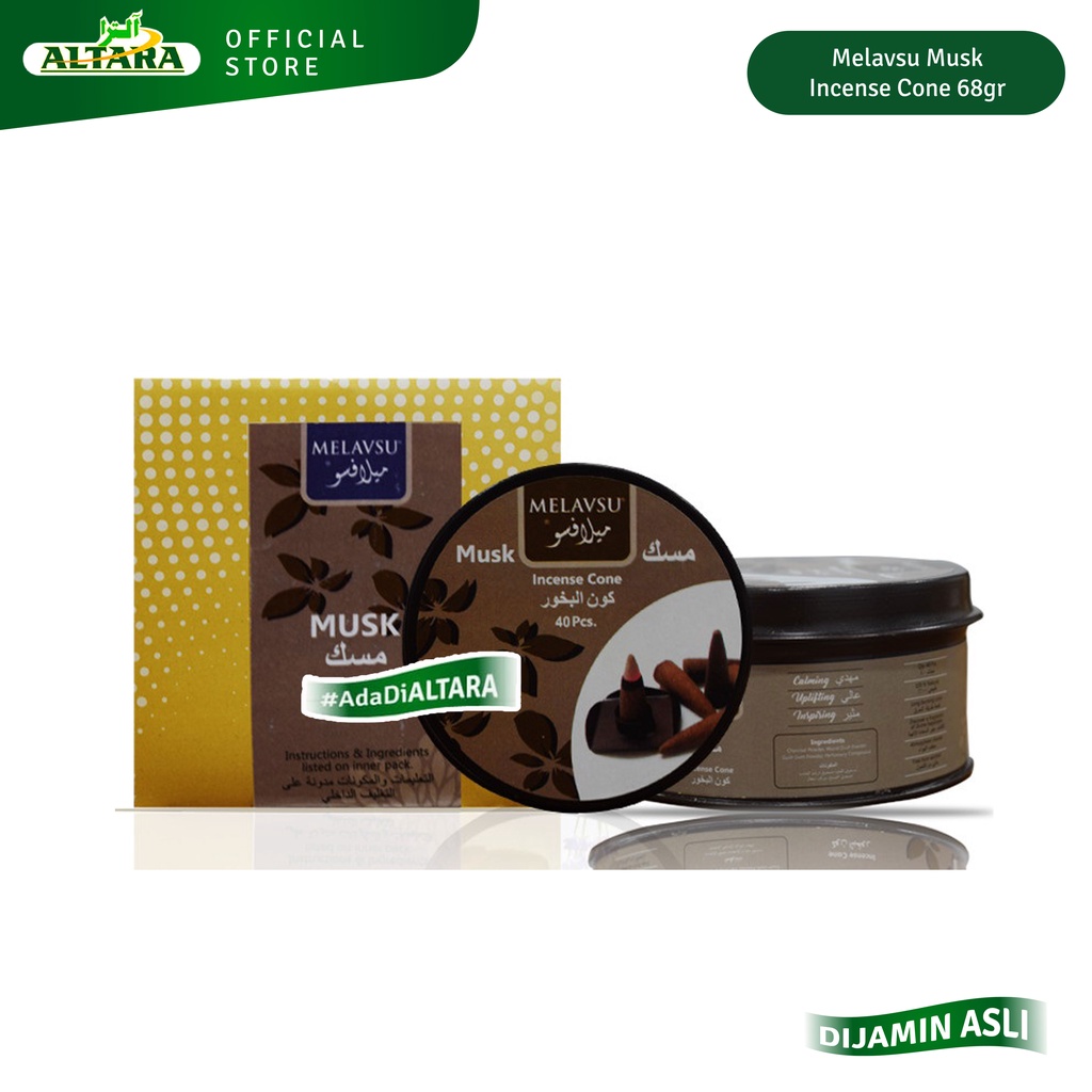 Dupa Pengharum Ruangan Aromaterapi Melavsu Incense Cone 68gr