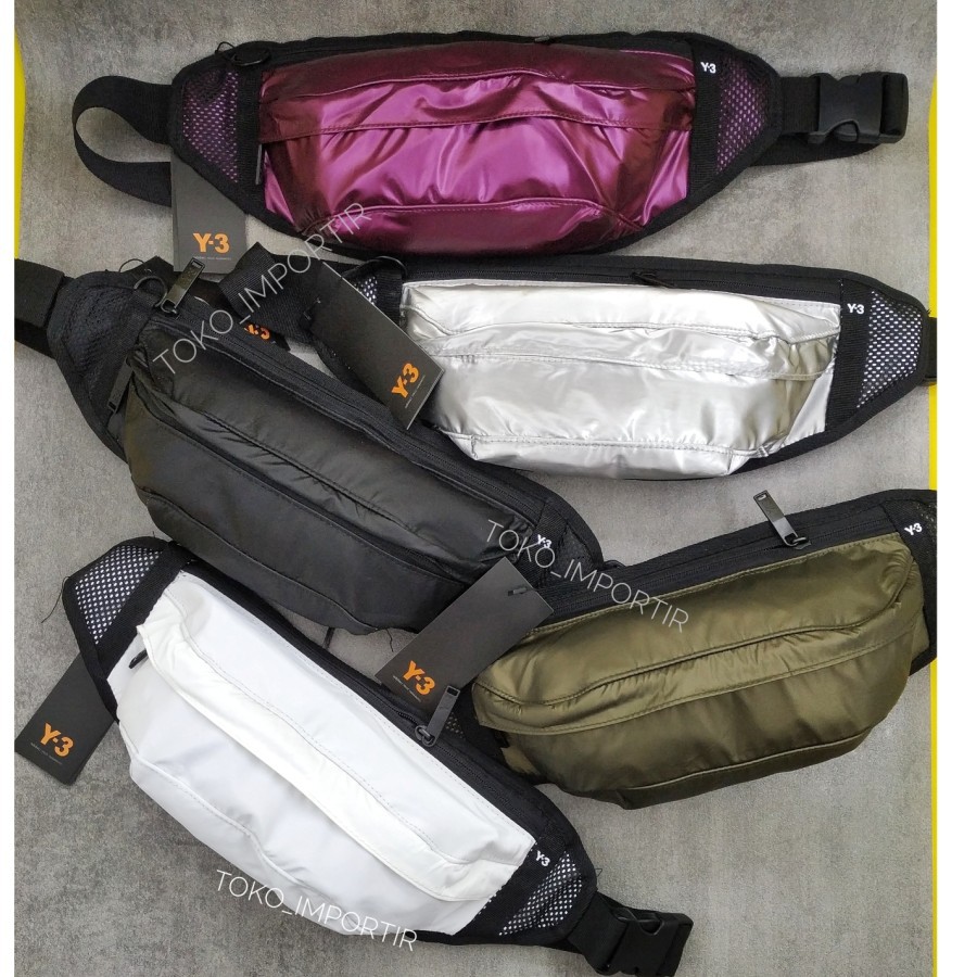 Waistbag Y3 waterproof tas pinggang pria import mirror