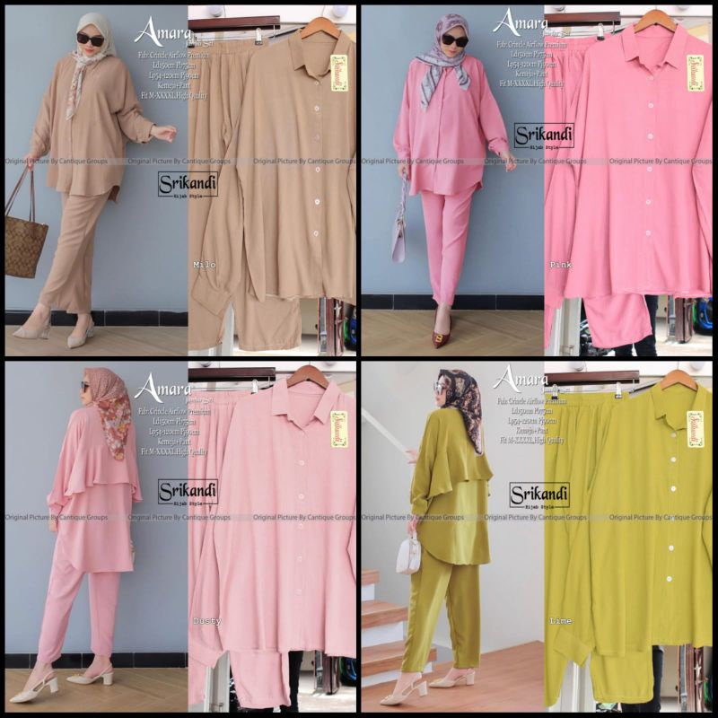 SETELAN WANITA AMARA JUMBO  BY SRIKANDI