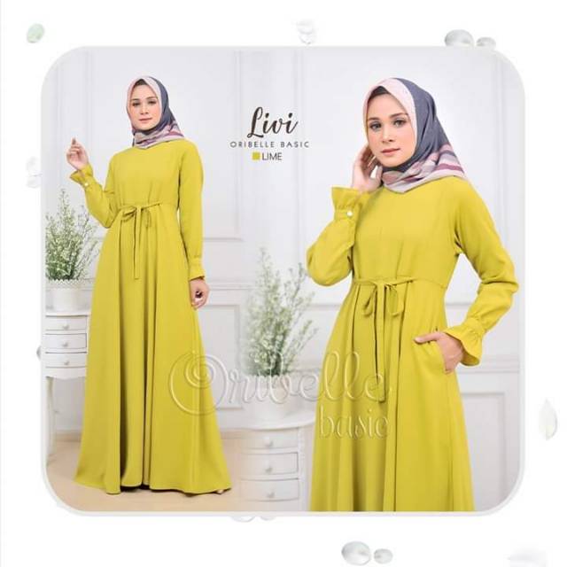 Gamis Livi Lime