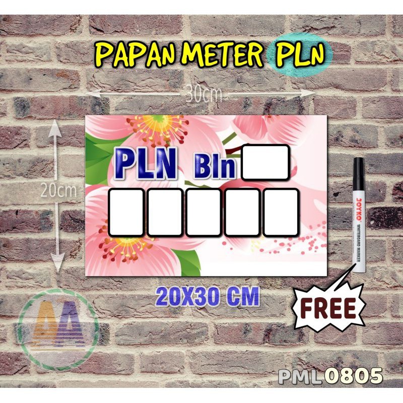 

Papan Meter Listrik PLN PAM motif Unik - Flower 05 - Toko2A