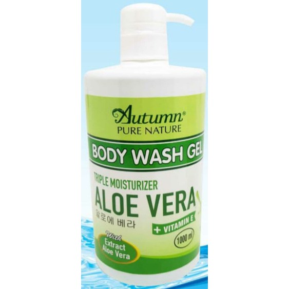 Autumn Moisture Aloe Vera Body Wash Gel 1000ml Shopee Indonesia