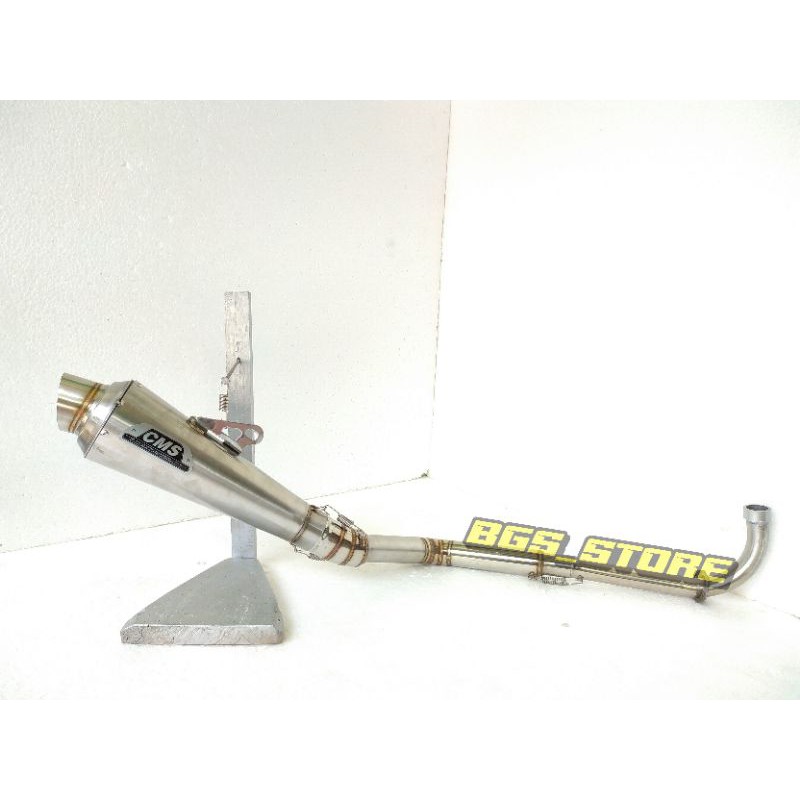 Knalpot CMS kolong buat Supra X 125 . Supra fit . Blade . Revo . karisma dll