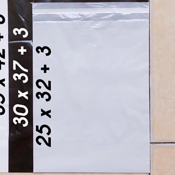 

✤ plastik packing POLYMAILER 25x35 0.4 100 lembar hitam putih plastik lem ☉
