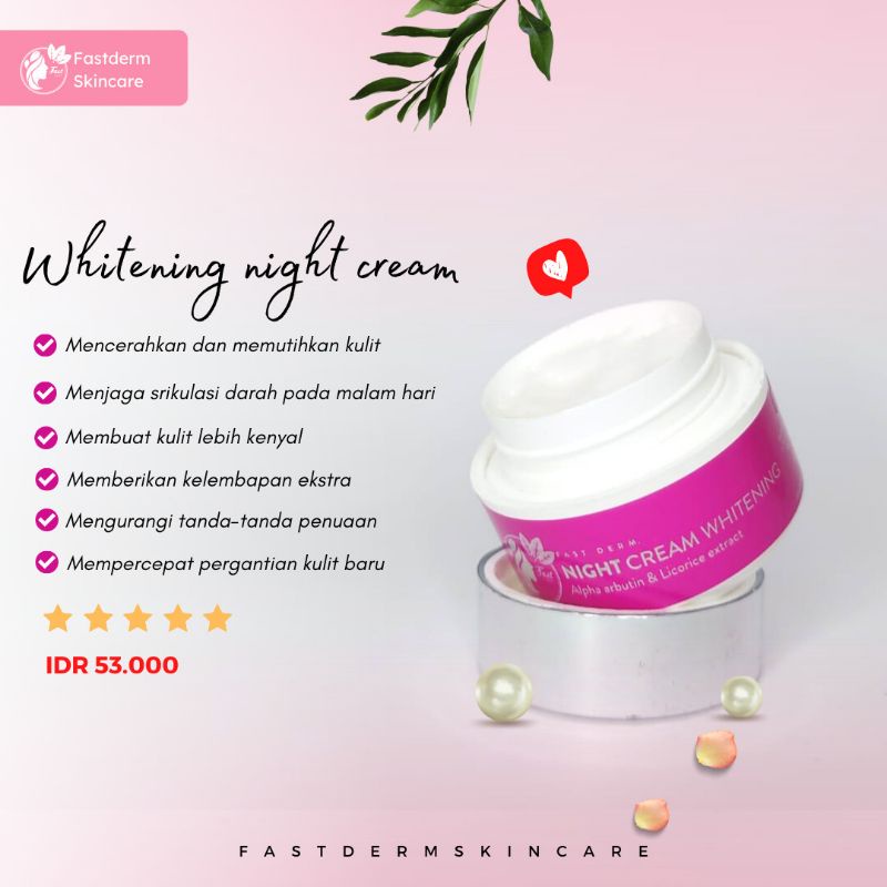 Fast Derm Night Cream Whitening