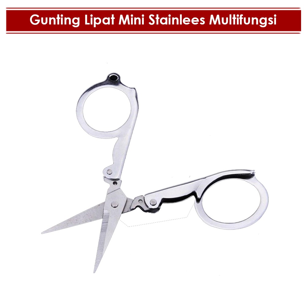 

Gunting Lipat Mini Stainlees Serbaguna Cocok untuk Travel GLX