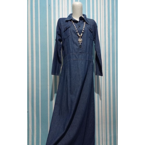 Dress Denim Levis Panjang Preloved bekas