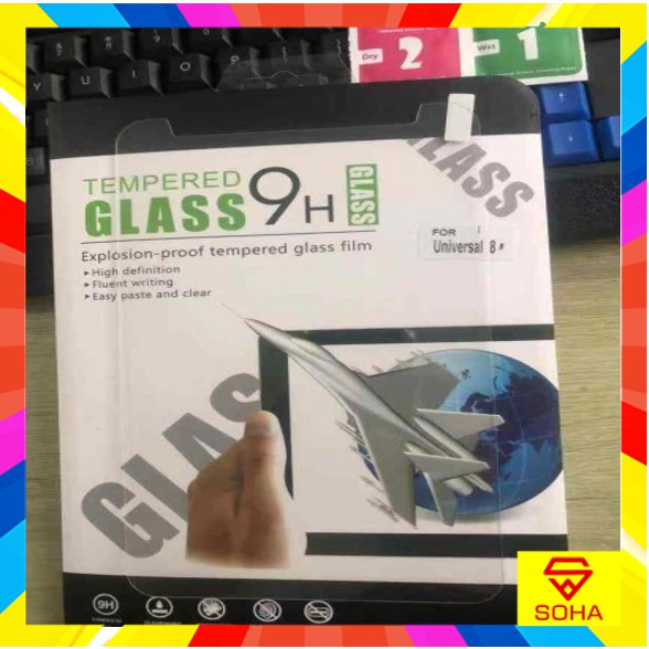 ABT-02 8 Inch Tempered Glass Universal 8 Inch Samsung Huawei Advan Lenovo Asus dll