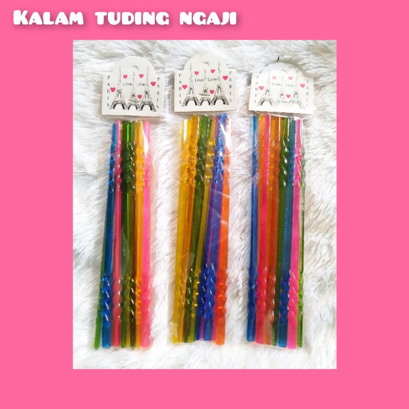 

TUDING NGAJI BENING ISI 12 PCS / KALAM NGAJI / KALAM STIK