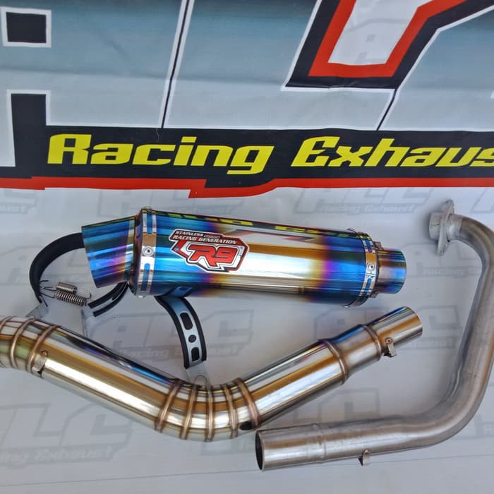 knalpot R9 mugello Vixion - Fu - Sonic - Cbr - R15 - Gsx 150