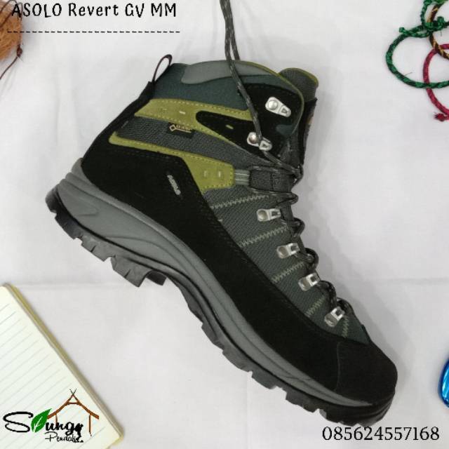 Sepatu Gunung / Sepatu Hiking Asolo Revert GV MM Waterproof Original
