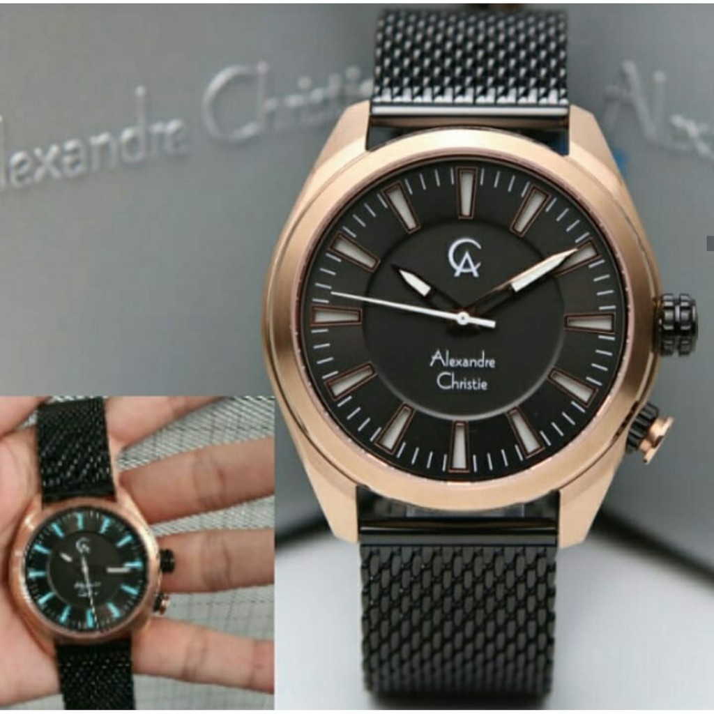 Alexandre Christie Ac 8630 Jam Tangan Pria Original