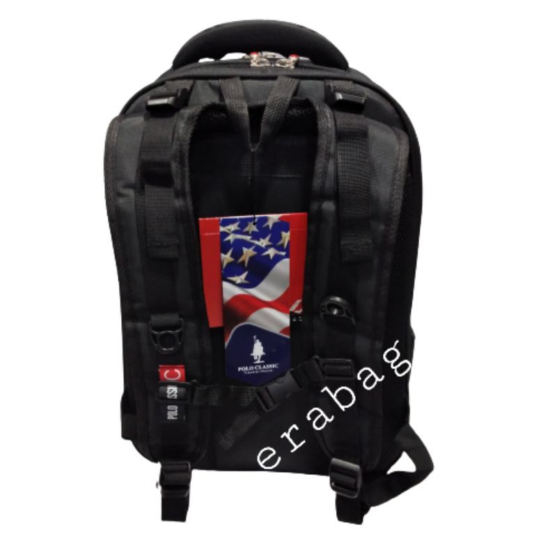 TAS POLO CLASSIC RANSEL BACKPACK LAPTOP 18 INCHI 190326