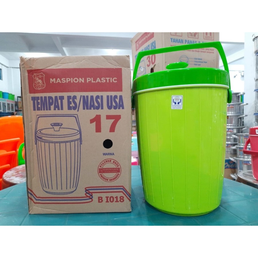 MASPION Ice / Rice Bucket / Tempat Nasi  USA 17 Liter BI 18