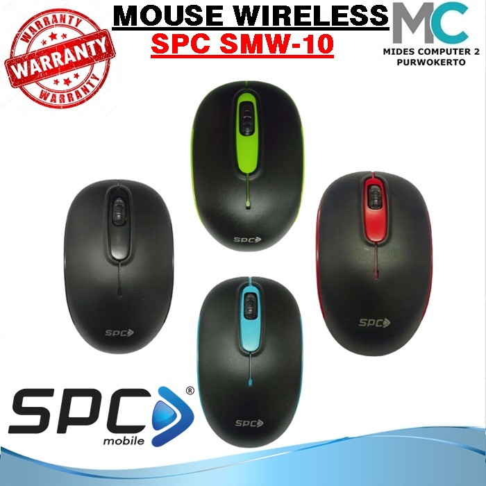 Paket Mouse Wireless Spc Dan Mousepad Bulat