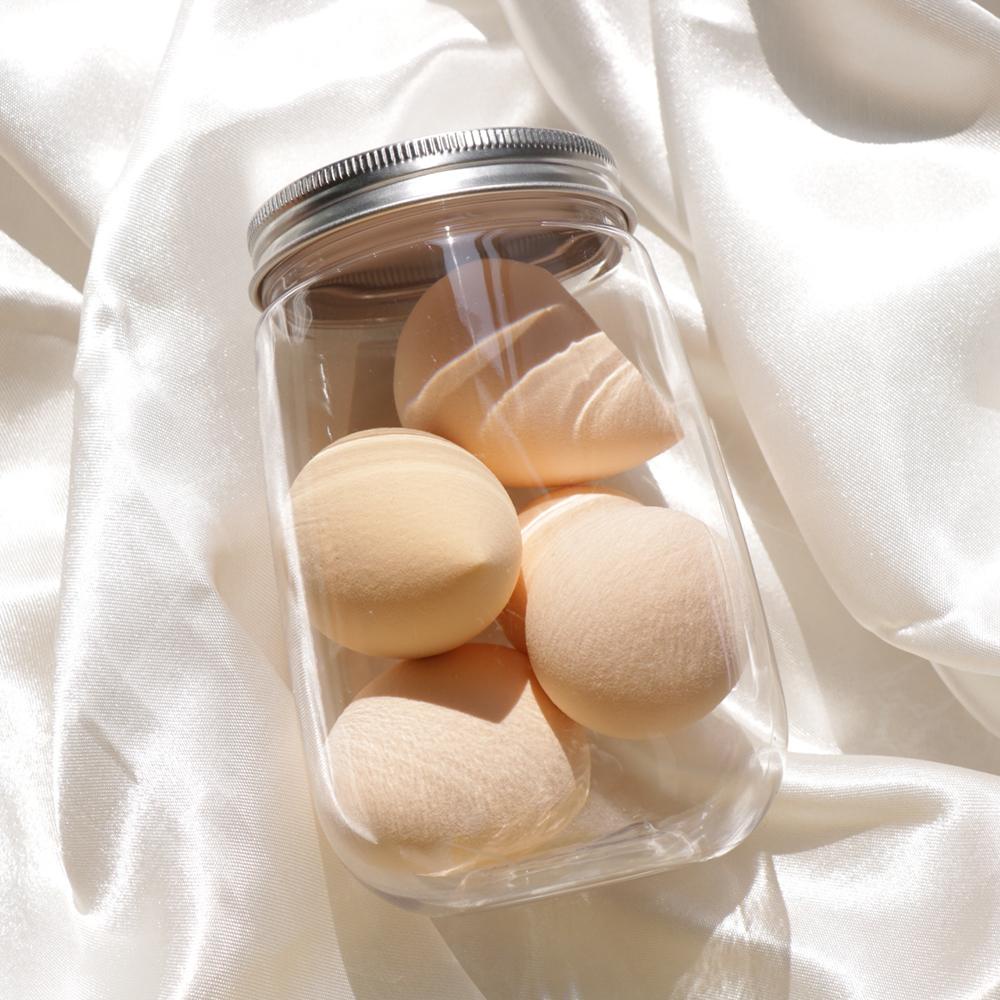 Nanas 4PCS/BOX Spons Makeup Blender Fashion Make Up Reusable &amp; Awet Foundation Blending Sponge