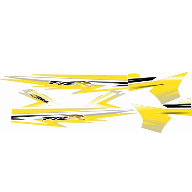 Striping fiz r variasi kuning silver