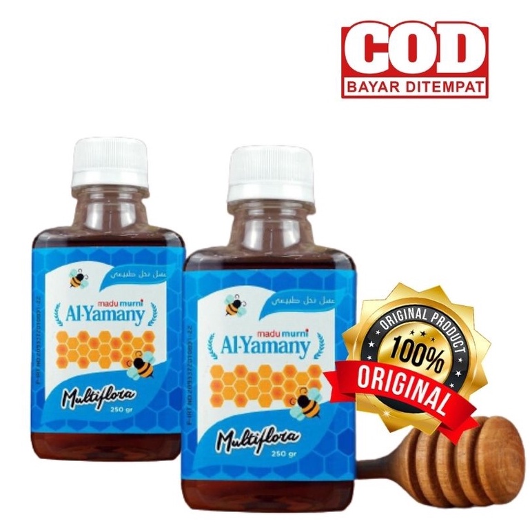 

ORIGINAL Madu Al Yamany Multiflora 400Gr Madu Murni Madu ASLI
