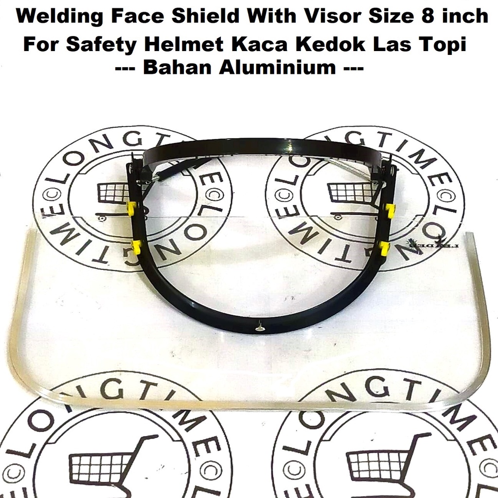 Welding Face Shield with Visor For Safety Helmet Bahan aluminium KUAT