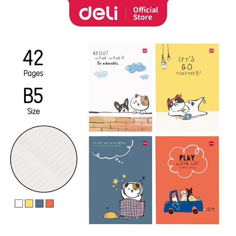 

(10pc)Buku tulis boxy isi 42 Lembar/ Buku bergaris/ Buku B5/ Memo B5