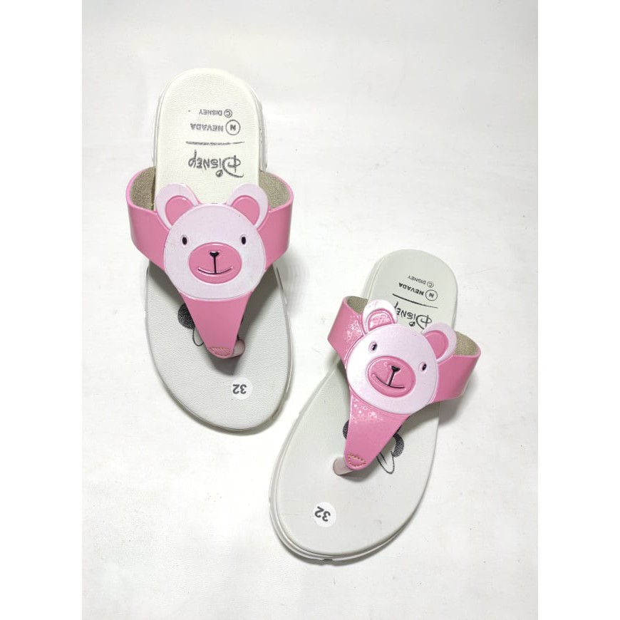 Sandal Anak Perempuan Terbaru Japit Boneka Sendal Anak Cewek Karakter Sandal Anak Santai Sandal BEAR BEST SELLER 2021 Kode-190