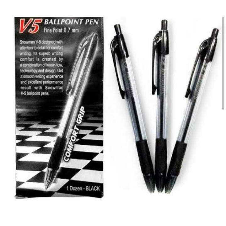 

Pulpen Bolpen Bolpoint Snowman V - 5 / V5