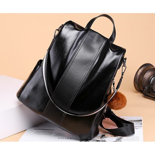 TAS HAPPY BQ2383 Tas batam dan tas import wanita model RANSEL 1kg bisa 2 tas